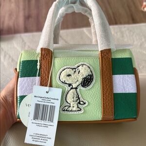 NWT Vera Bradley x Peanuts Snoopy Mini Original Duffle Crossbody Bag!